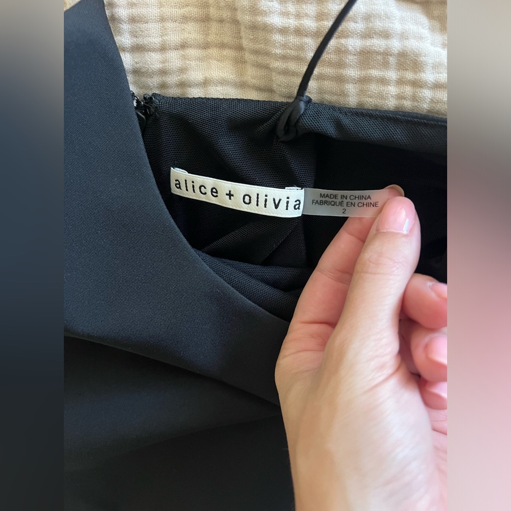 Alice and Olivia Little Black Dress size 2/XS
